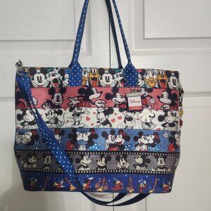 Harveys Disney Mickey Patch Medium Streamline Tote MST